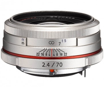Obiectiv Foto HD Pentax-DA 70mm F2.4 Limited Silver