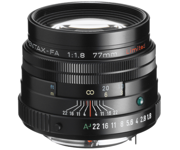 Obiectiv Foto SMC PENTAX-FA 77mm F1.8 Limited Black