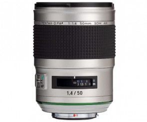 Obiectiv Foto HD Pentax-D FA* 50mm F1.4 SDM AW Silver Edition
