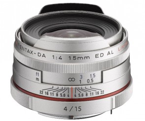 Obiectiv Foto HD Pentax-DA 15mm F4 ED AL Limited Silver